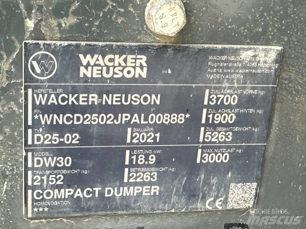 Wacker Neuson DW 30 Странични самосвали