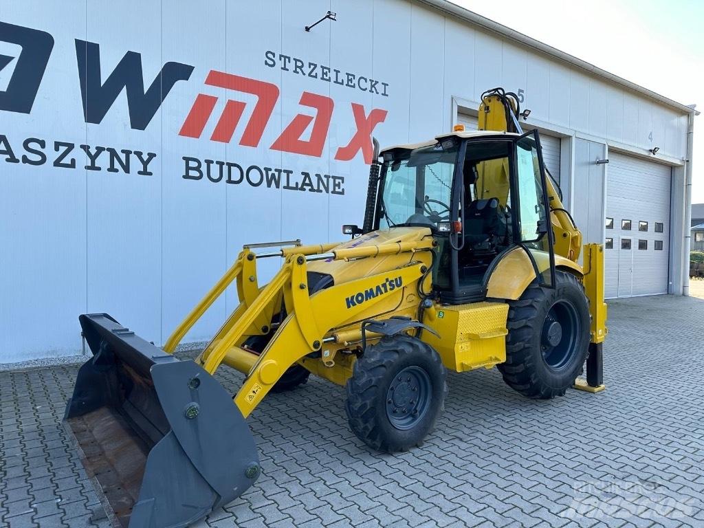 Komatsu WB93R Товарач със заден ексватор