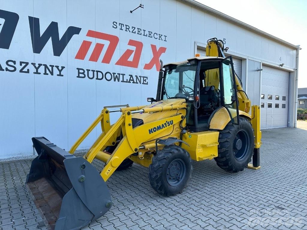 Komatsu WB93R Товарач със заден ексватор