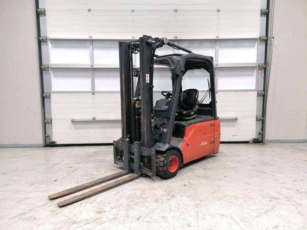 Linde E18L-01 Електрически вилични кари-повдигачи