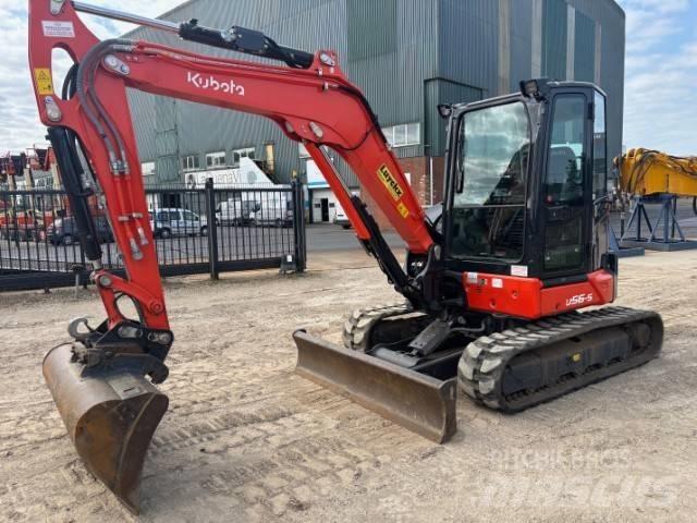Kubota U 56-5 Мини екскаватори < 7 т