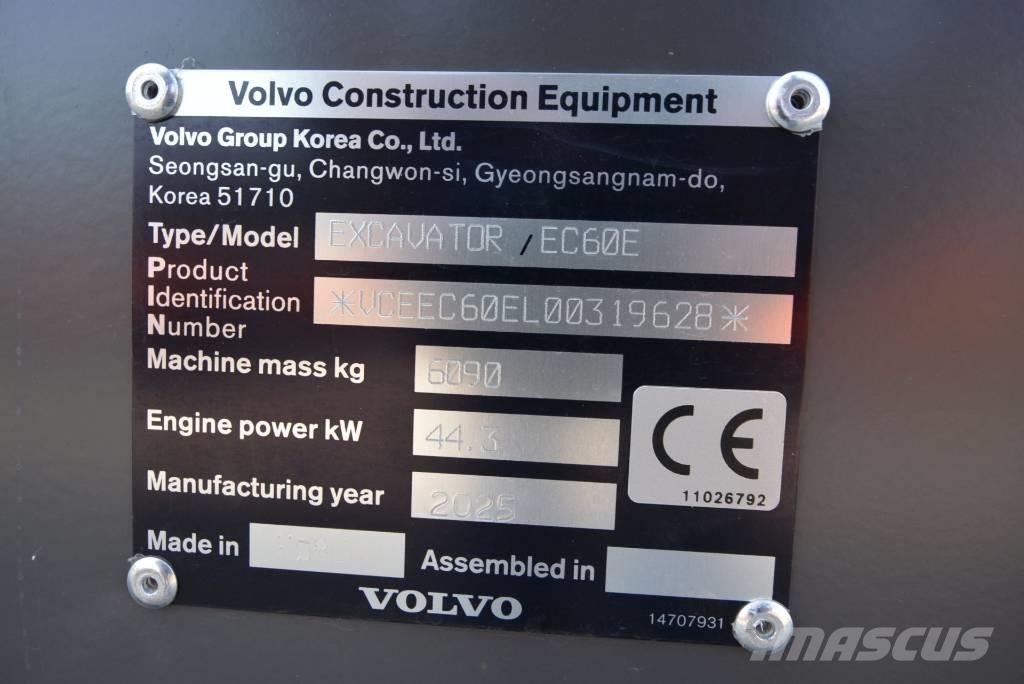 Volvo EC 60 E Мини екскаватори < 7 т