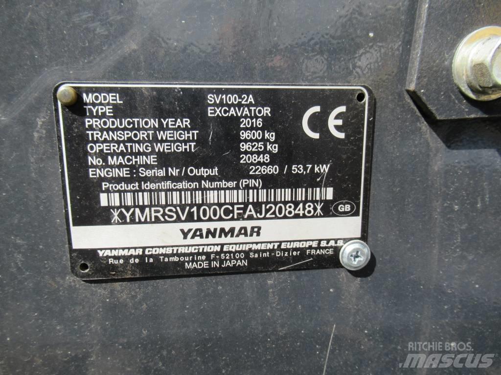 Yanmar SV 100-2A Средни екскаватори 7т - 12т