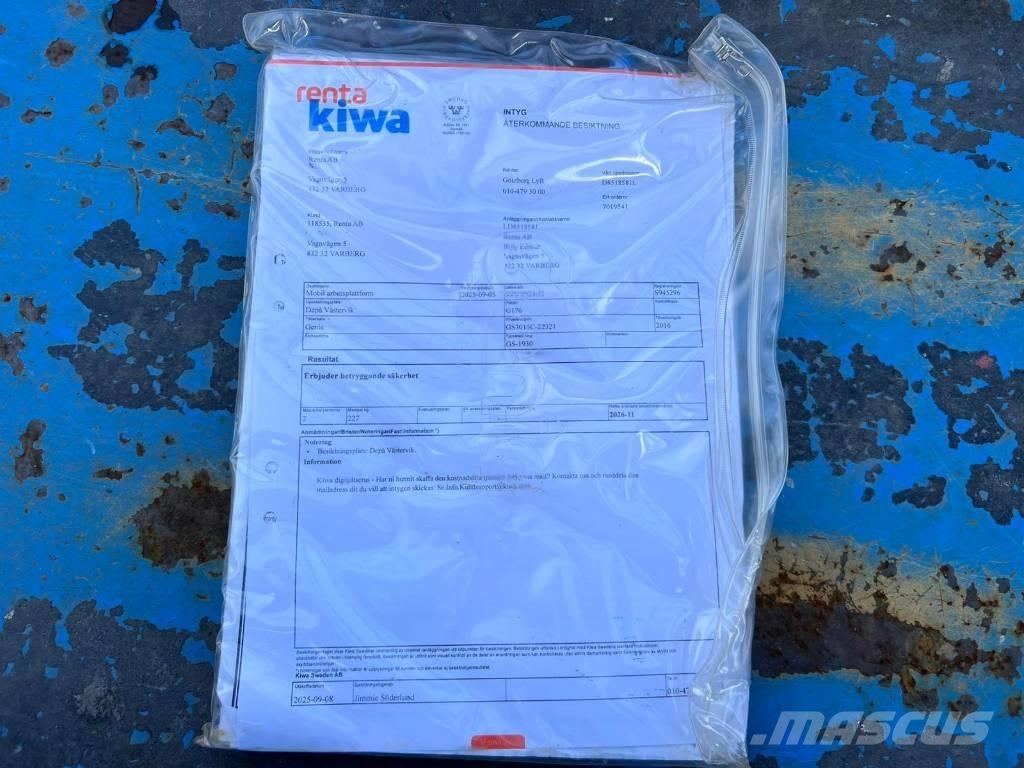 Genie GS 1930 Ножични работни платформи