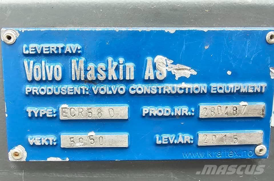 Volvo ECR 58 D Мини екскаватори < 7 т