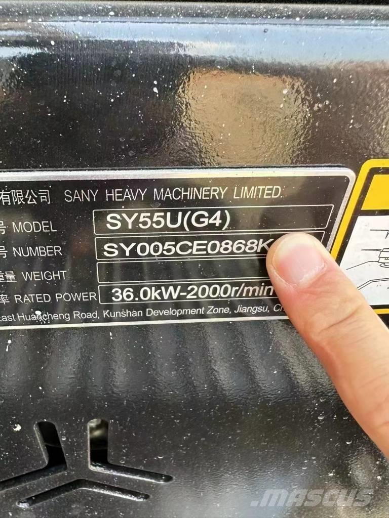 Sany SY 55 U Мини екскаватори < 7 т
