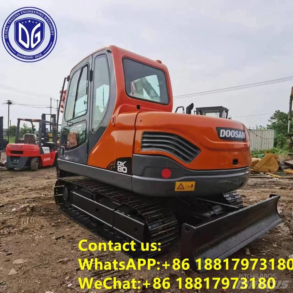 Doosan DX 80 Верижен екскаватор