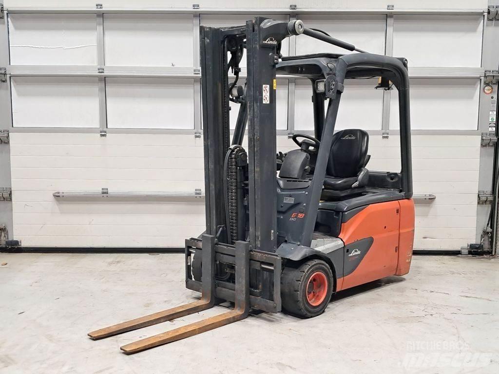 Linde E18-02 Електрически вилични кари-повдигачи
