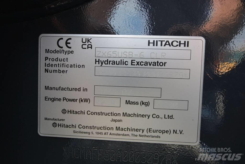 Hitachi ZX 65 USB-6 Мини екскаватори < 7 т