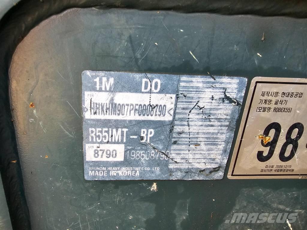 Hyundai Robex 55 Мини екскаватори < 7 т