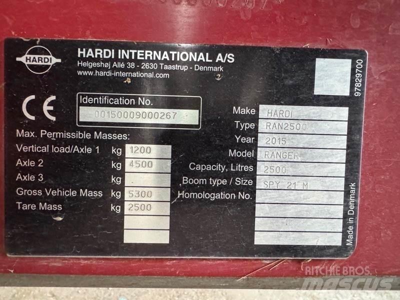 Hardi Ranger 2500 Прикачни пръскачки
