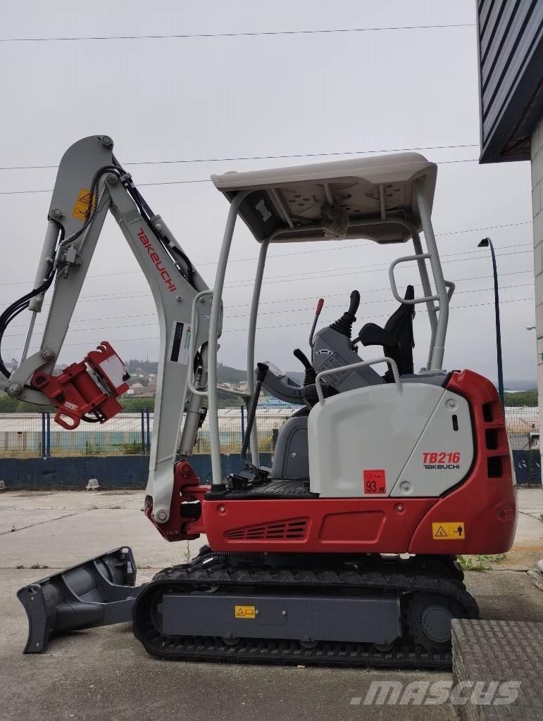 Takeuchi TB 216 Мини екскаватори < 7 т