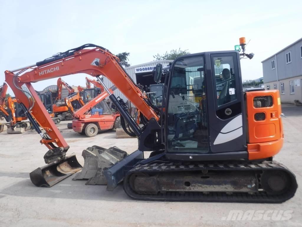 Hitachi ZX 85 US B-6 Средни екскаватори 7т - 12т
