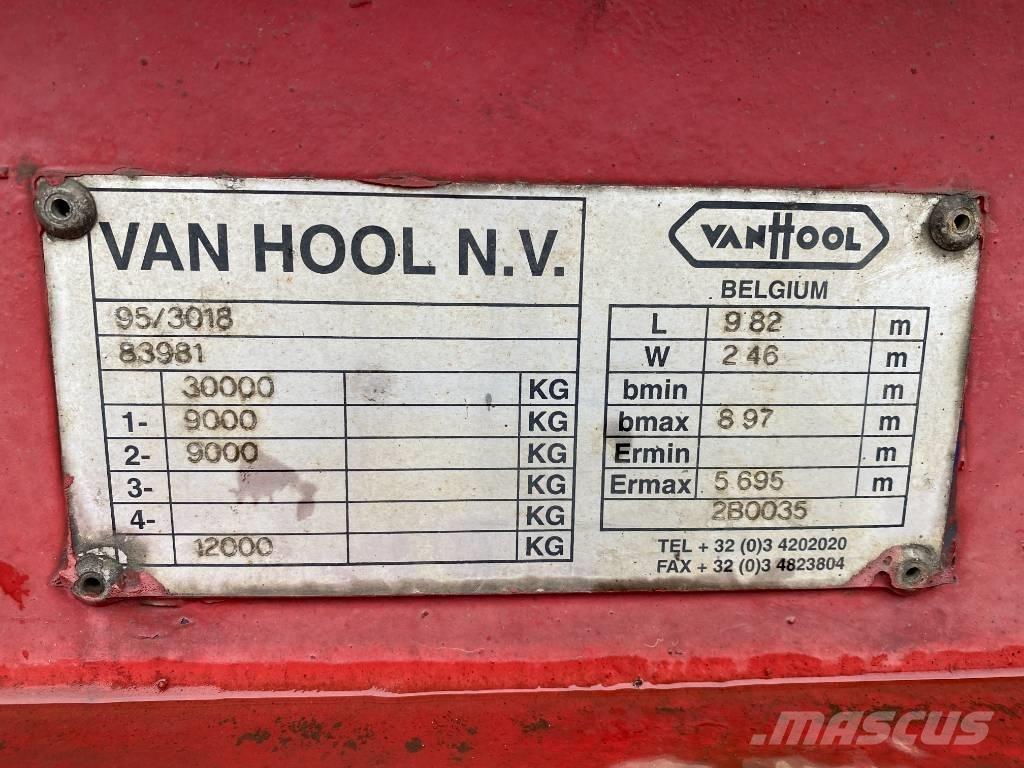 Van Hool W4757145090 Полуремаркета фургони
