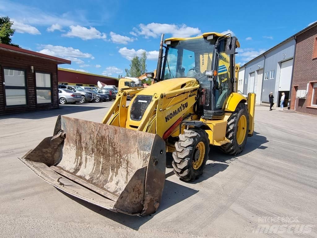 Komatsu WB 93 S-5EO Товарач със заден ексватор