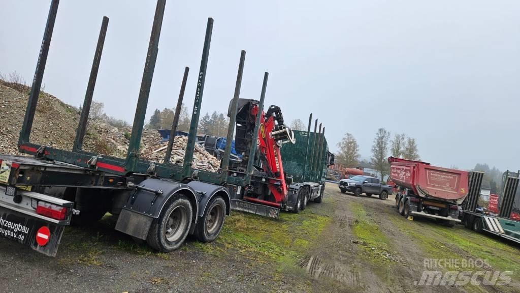 MAN TGX 26.580 За превоз на дървени трупи