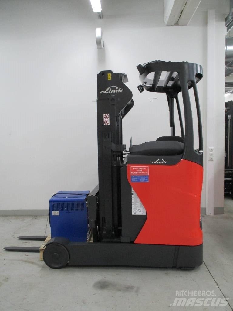 Linde R 14 Ретрак/ Високоповдигач с изместване на вилката напред