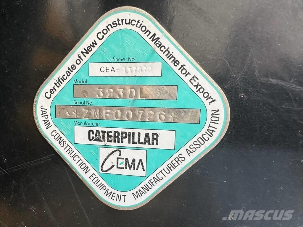 CAT 323 D LN Верижен екскаватор