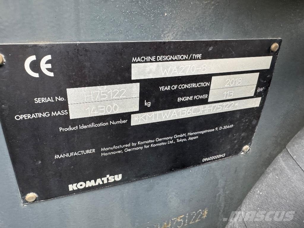 Komatsu WA 270-8 Колесни товарачи