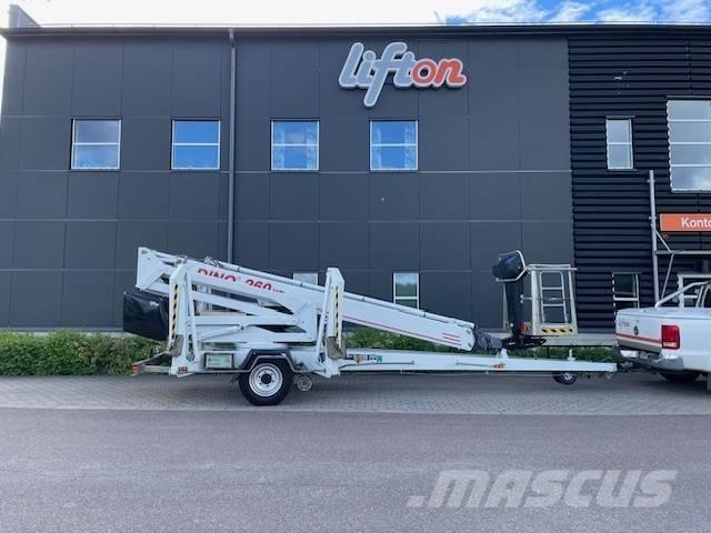 Dino 260 XTD Skylift Моторизирани платформи с ремарке