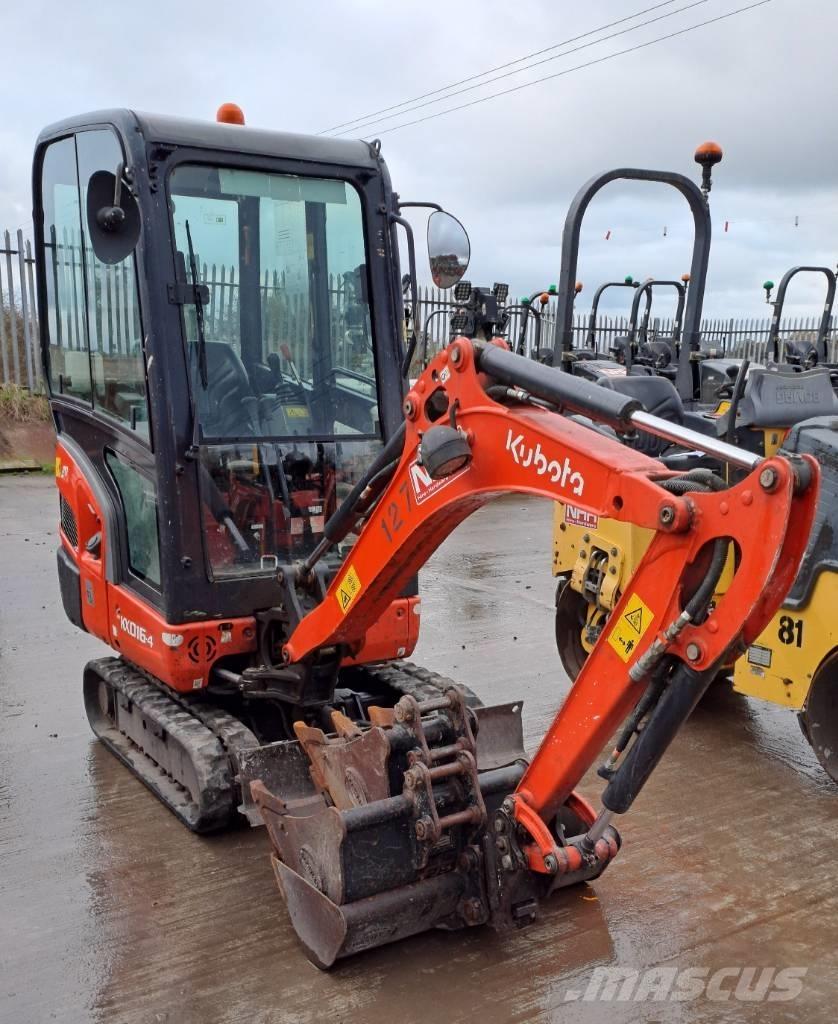 Kubota KX 016-4 Мини екскаватори < 7 т