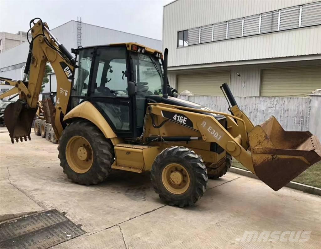 CAT 416E Товарач със заден ексватор