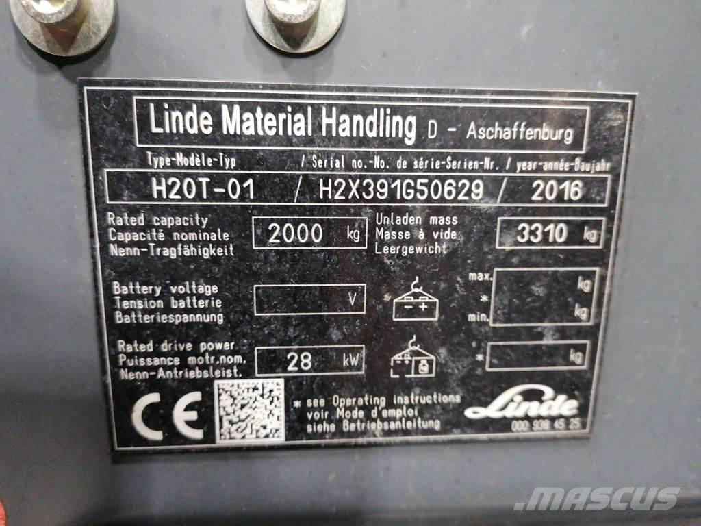Linde H20T-01 Камиони с АГУ