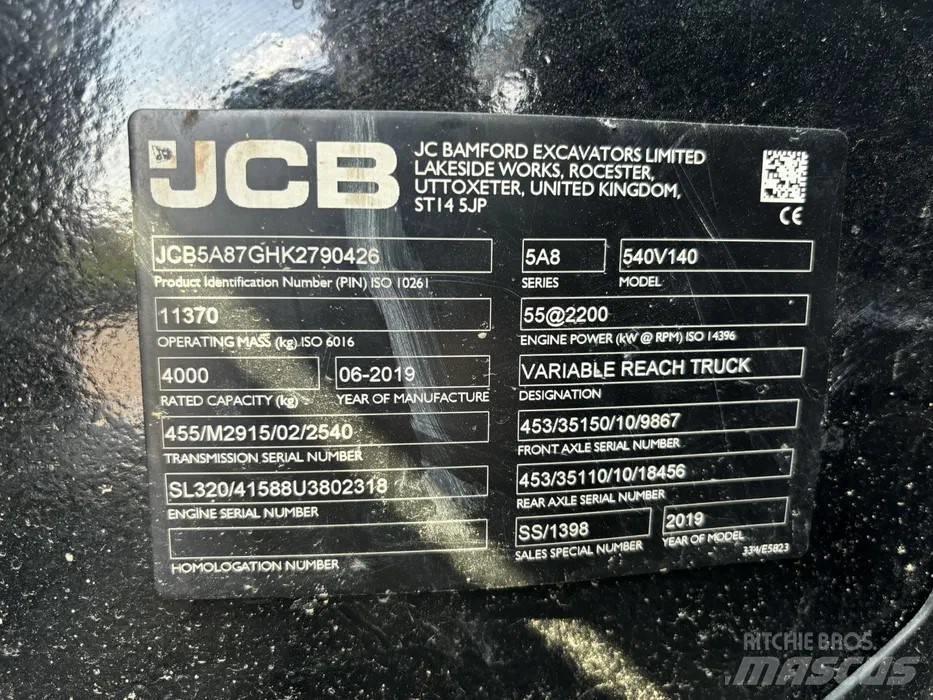 JCB 540-140 Телескопични товарачи