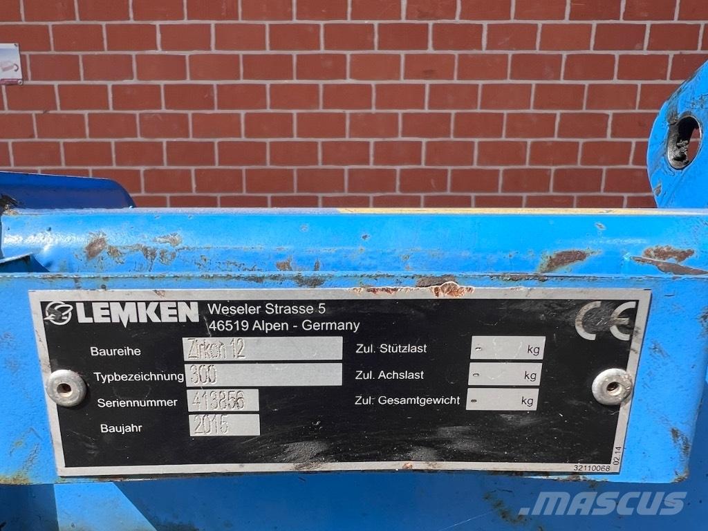 Lemken Zirkon 12 Брани и ротационни рали