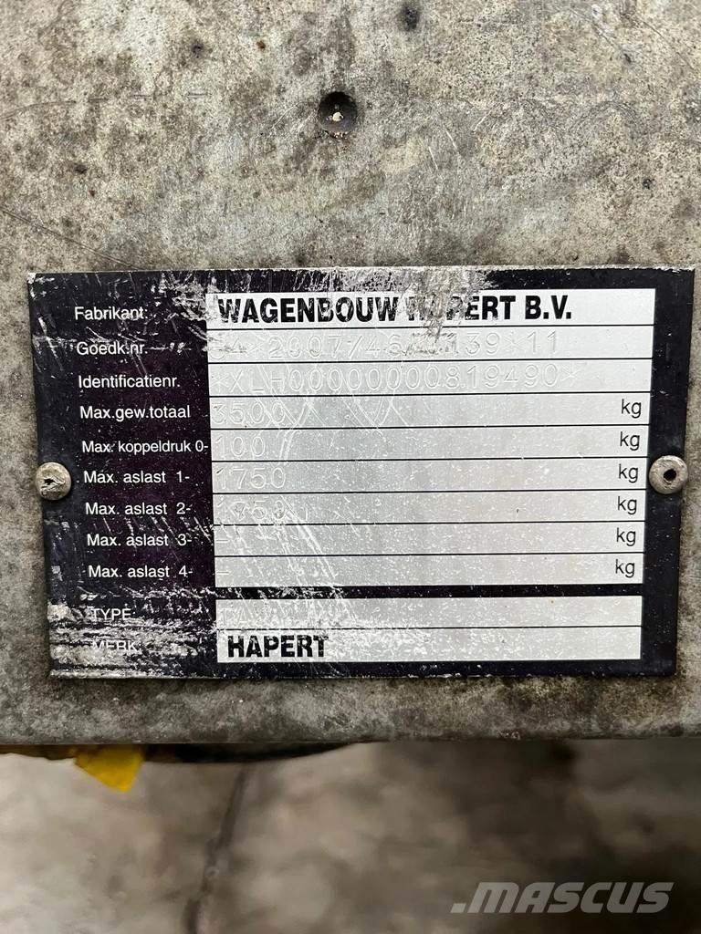 Hapert LF2 Ремаркета за превоз на автомобили
