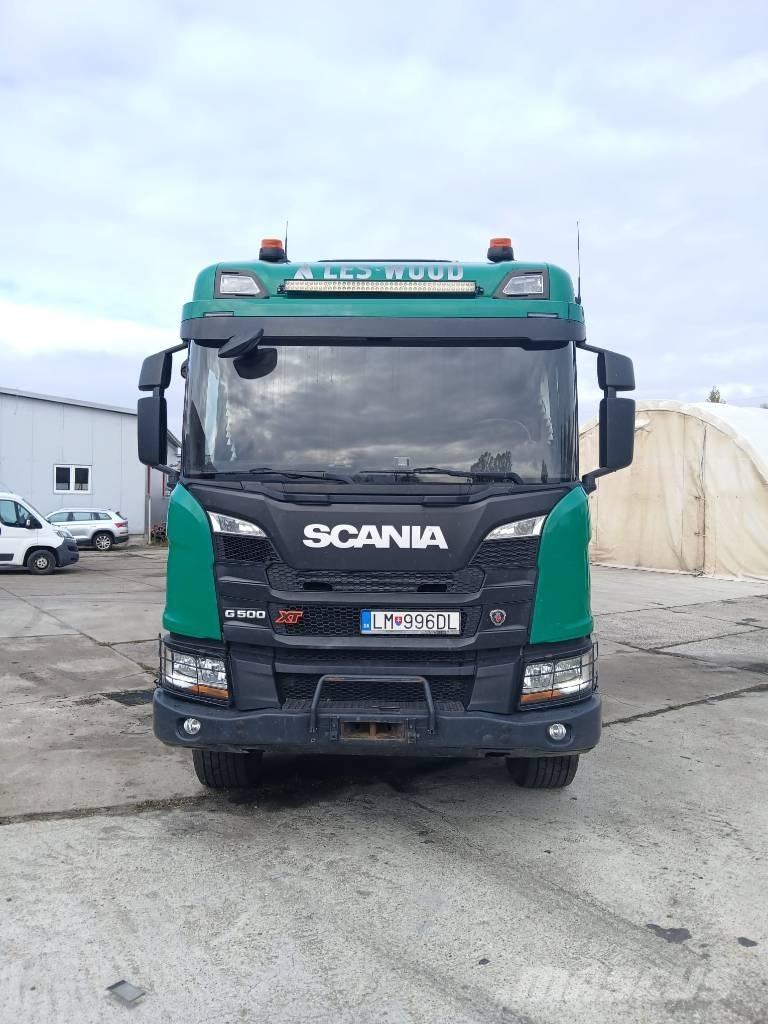 Scania G 500 XT За превоз на дървени трупи