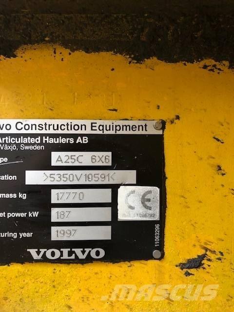 Volvo A 25 C Дъмпери/моторни превозни средства
