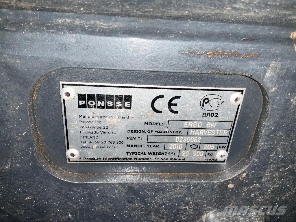 Ponsse ERGO 8W Харвестери