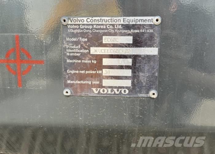 Volvo EC 60 C Мини екскаватори < 7 т