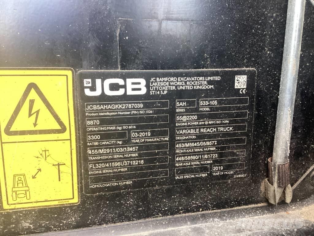 JCB 533-105 Телескопични товарачи