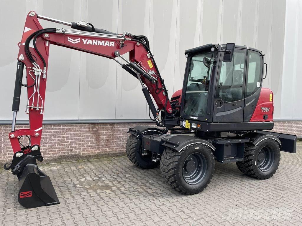 Yanmar B75W Колесни екскаватори