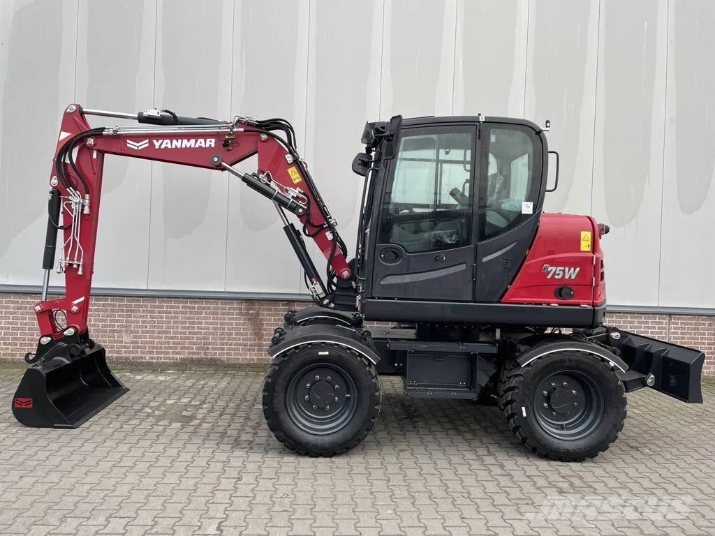 Yanmar B75W Колесни екскаватори