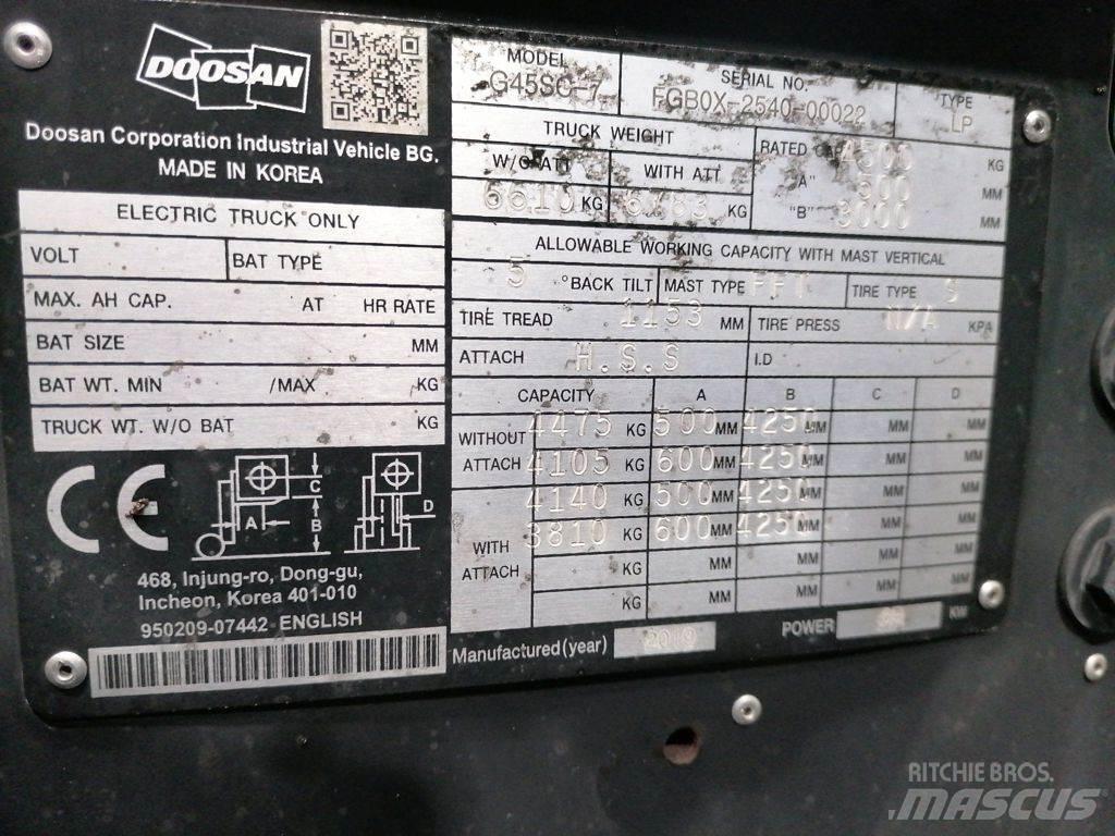 Doosan G45SC-7 Камиони с АГУ