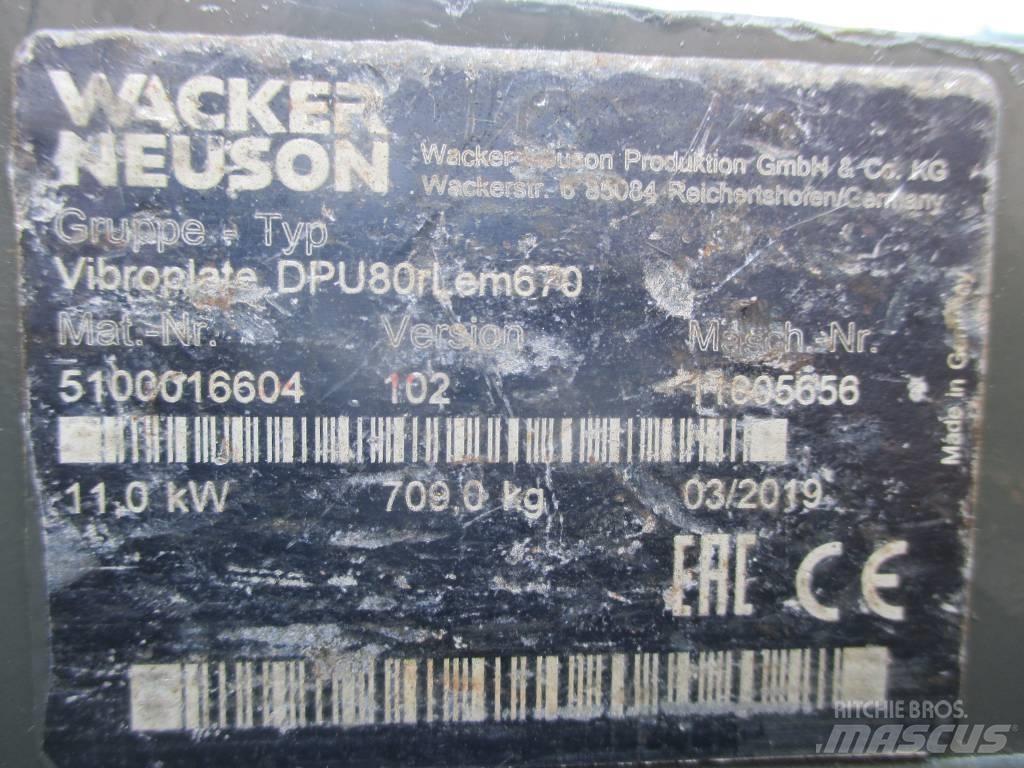 Wacker Neuson DPU 80 Уплътнители за плочи
