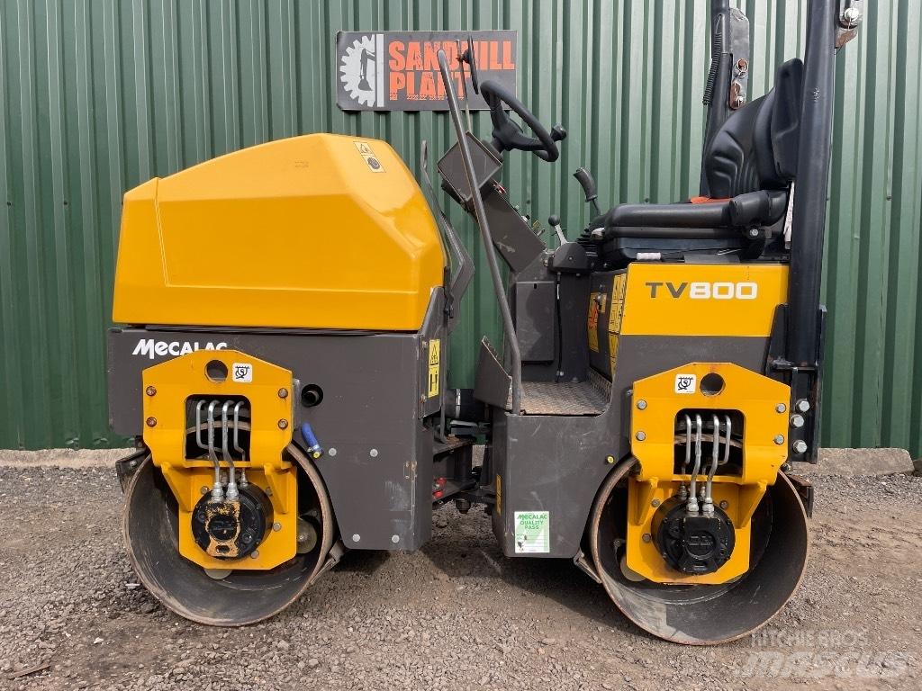 Mecalac TV 800 Двойни барабанни ролки
