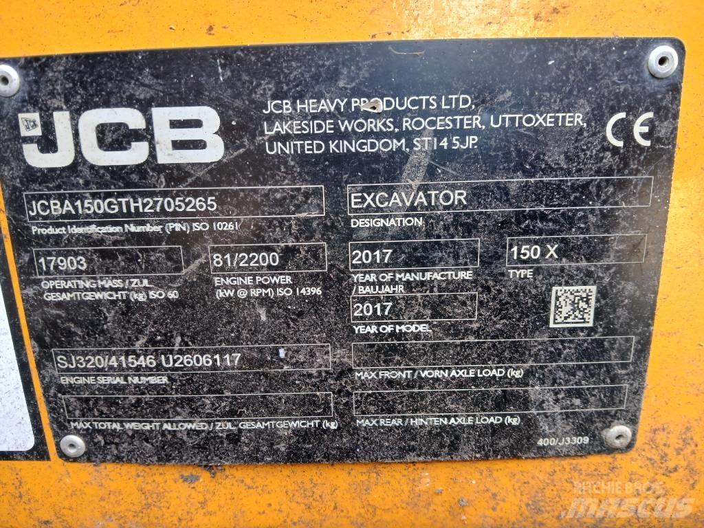 JCB 150X Верижен екскаватор