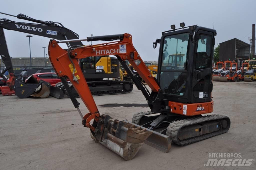 Hitachi ZX 26 U-6 Мини екскаватори < 7 т