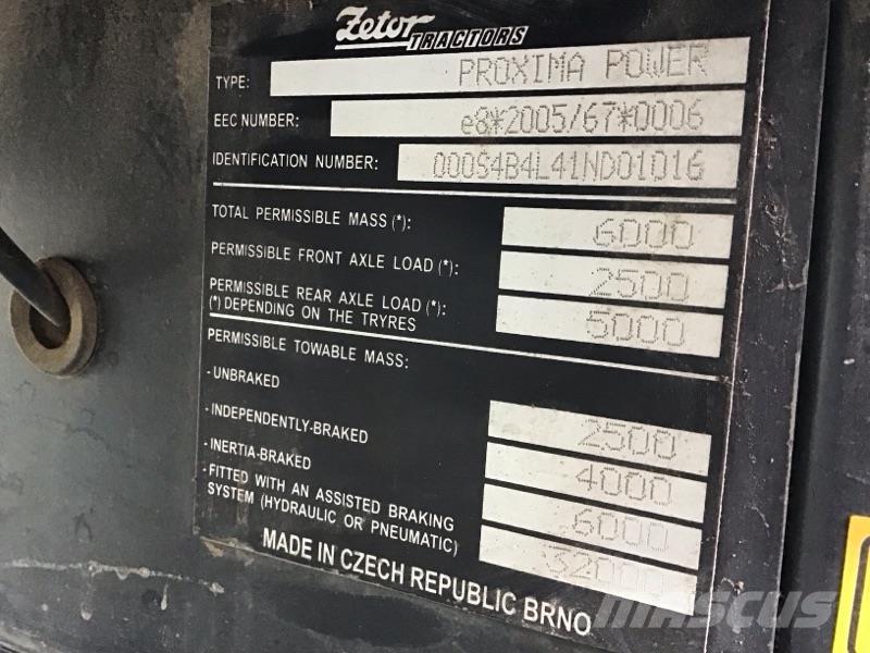 Zetor Proxima 120 Трактори