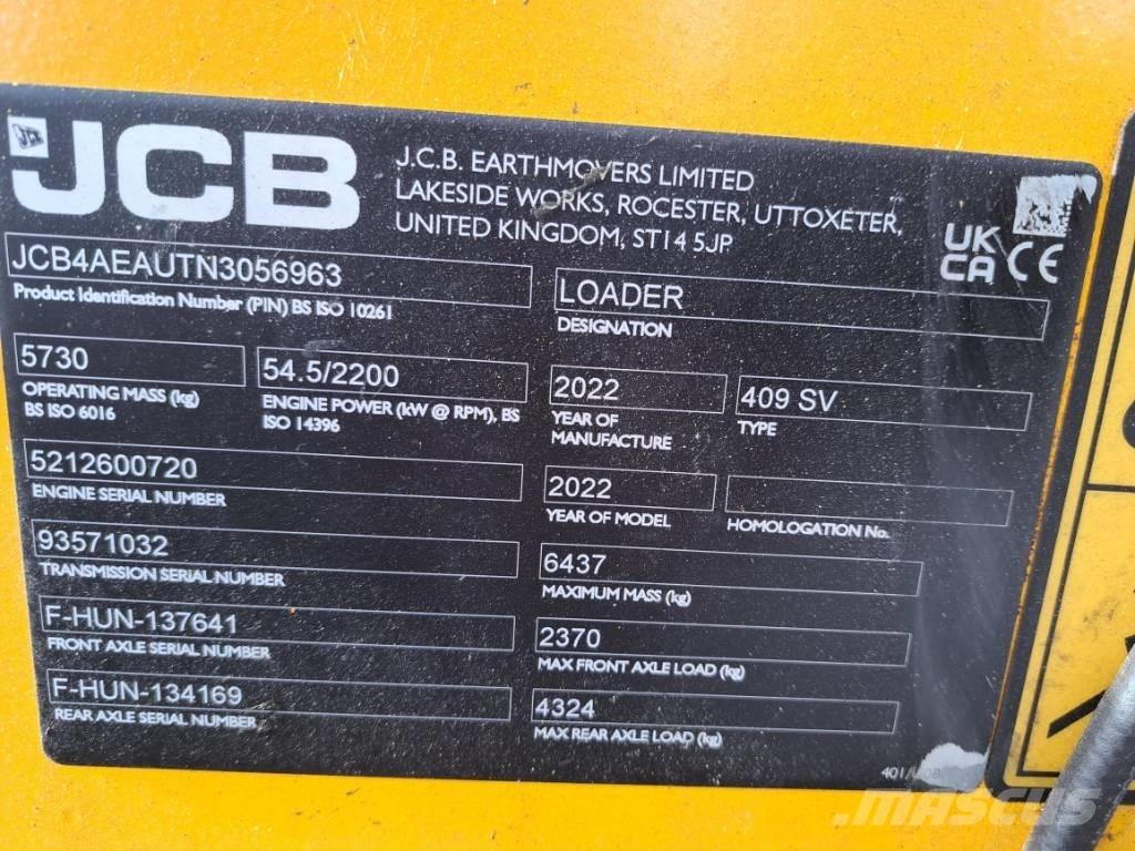 JCB 409 Колесни товарачи