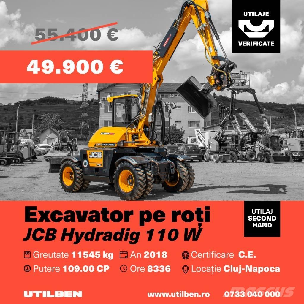 JCB Hydradig 110 W Колесни екскаватори