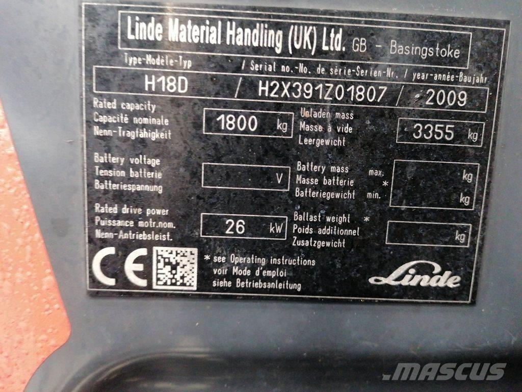 Linde H18D Дизелови камиони