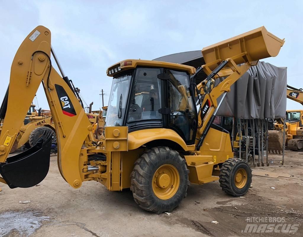 CAT 416E Товарач със заден ексватор