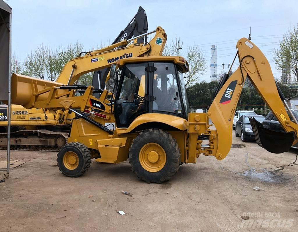 CAT 416E Товарач със заден ексватор