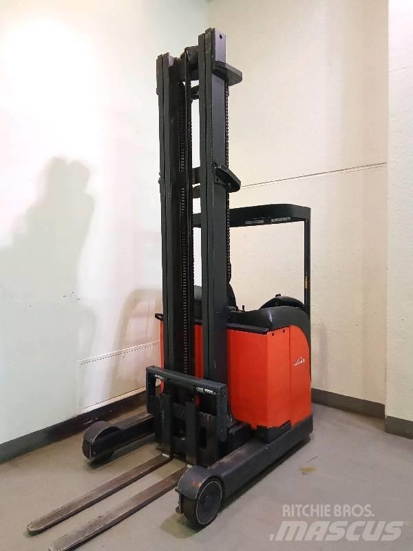 Linde R 16 Ретрак/ Високоповдигач с изместване на вилката напред