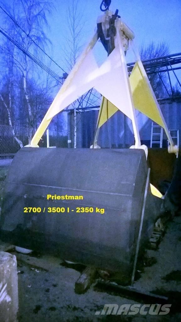 Priestman kauha Части и оборудване за кранове
